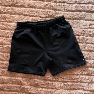 Brooks Women Black Spandex Shorts